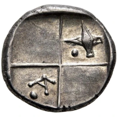 Hemidrachm 386 BC - 338 BC back