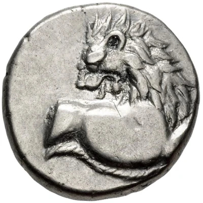 Hemidrachm 386 BC - 338 BC front