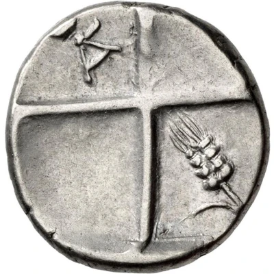 Hemidrachm 386 BC - 338 BC back