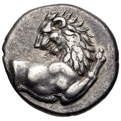 Hemidrachm 386 BC - 338 BC front