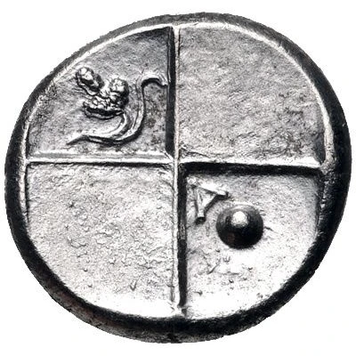 Hemidrachm 386 BC - 338 BC back