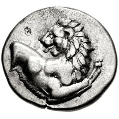 Hemidrachm 386 BC - 338 BC front