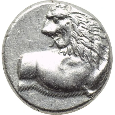 Hemidrachm 386 BC - 338 BC front