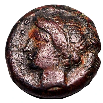 Hemilitron - Timoleon 344 BC - 336 BC front