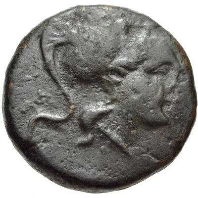 Hemiobol Æ16 205 BC - 150 BC front