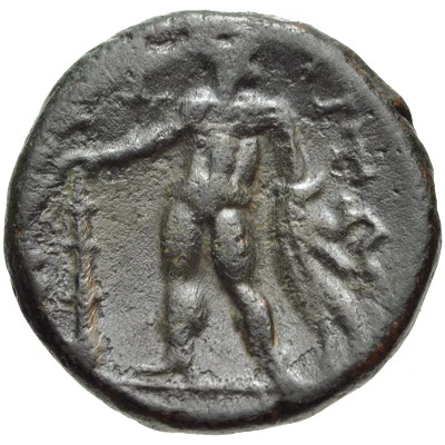 Hemiobol Æ16 205 BC - 150 BC back