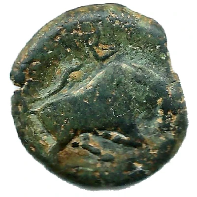 Hemiobol bull; angle B 130 BC - 121 BC back