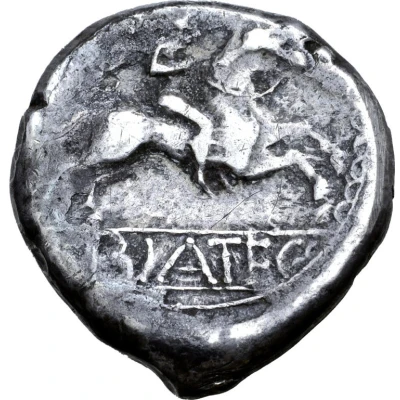 Hexadrachm Biatec Type 75 BC - 1 BC back