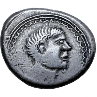 Hexadrachm Biatec Type 75 BC - 1 BC front