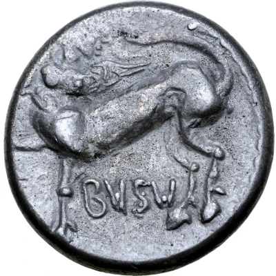 Hexadrachm Busumarus Type 75 BC - 1 BC back