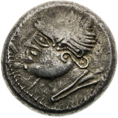 Hexadrachm Coisa Type 70 BC - 40 BC front