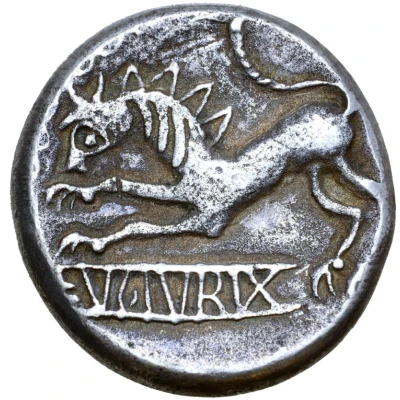 Hexadrachm Evorix Type 75 BC - 1 BC back