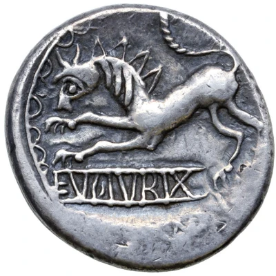 Hexadrachm Evorix Type 75 BC - 1 BC back