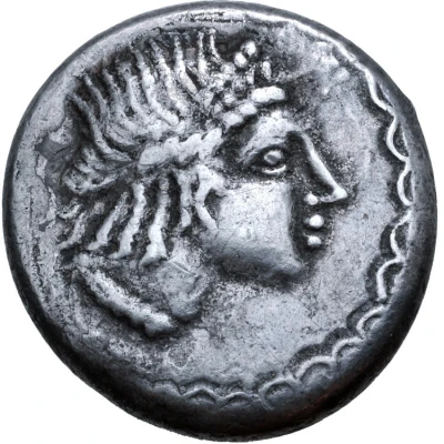 Hexadrachm Nonnos Type 75 BC - 1 BC front