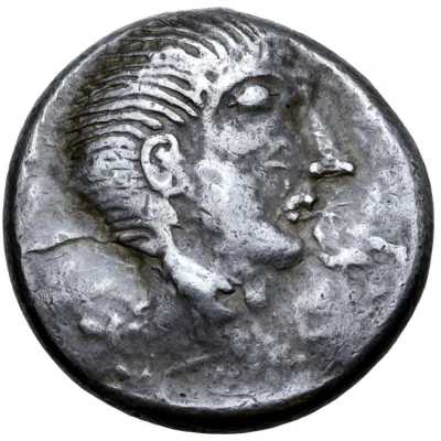 Hexadrachm Nonnos Type 75 BC - 1 BC front