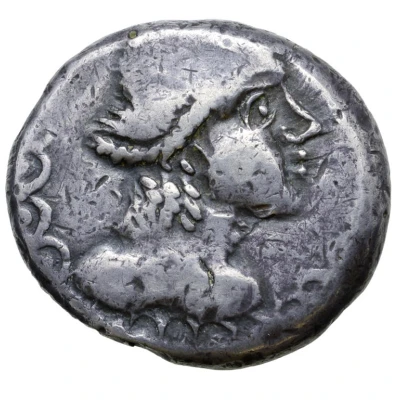 Hexadrachm Nonnos Type 75 BC - 1 BC front