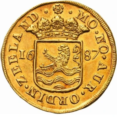 Hoedjesschelling Gold, struck to multiple ducat weights front