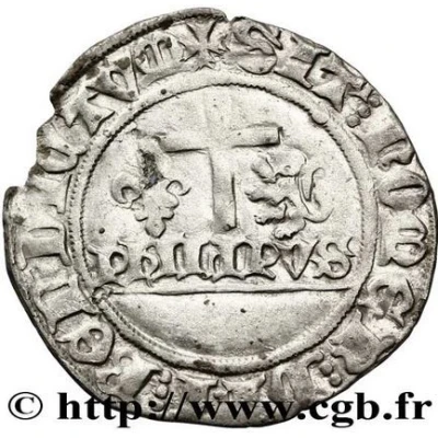 Large Blanc with shields - Philip III ND back