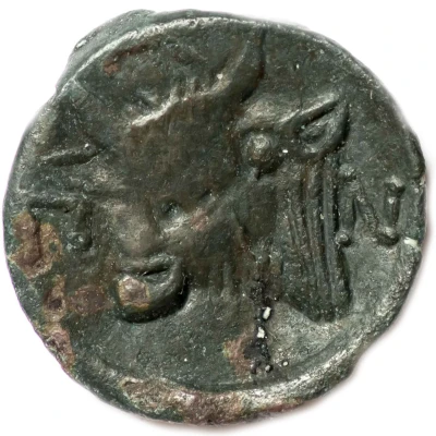 Lepton - Paerisades II Panticapaeum 275 BC - 245 BC back