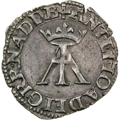 Liard with crosslet - Anthony of Bourbon and Joan of Albret ND front