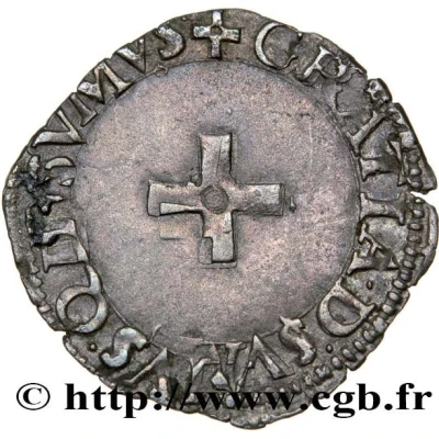 Liard with crosslet - Anthony of Bourbon and Joan of Albret ND back