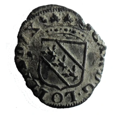 Liard with entwined Cs - Charles IV ND front