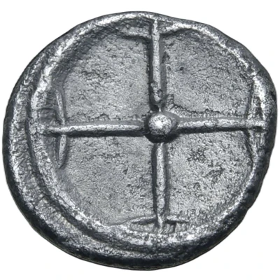 Litra - Hiero I 475 BC - 470 BC back