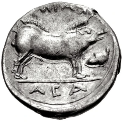 Litra 430 BC - 420 BC back