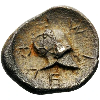 Litra 470 BC - 450 BC back