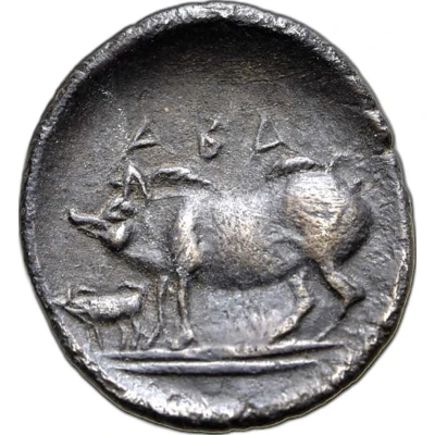 Litra 410 BC - 390 BC back