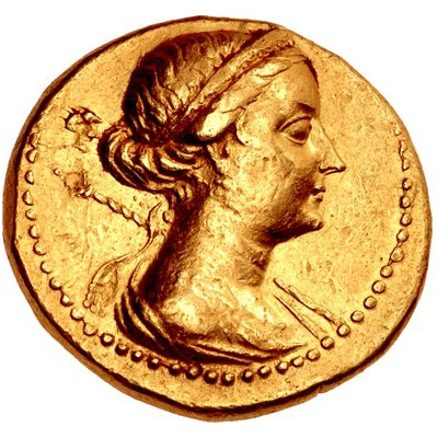 Mnaeion - Arsinoe III 202 BC - 195 BC front