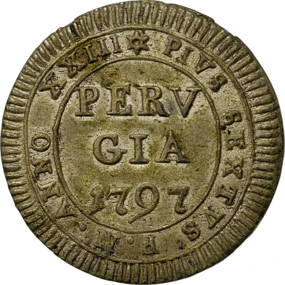 Muraiola of 8 Baiocchi - Pius VI front