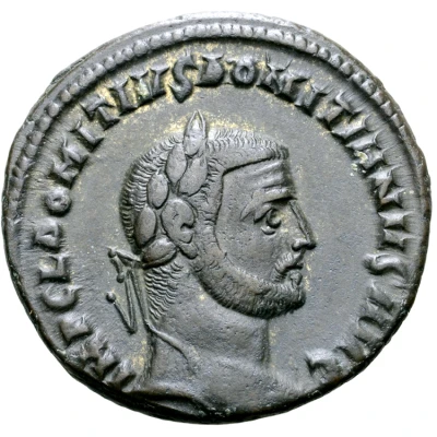 Nummus - Domitius Domitianus front