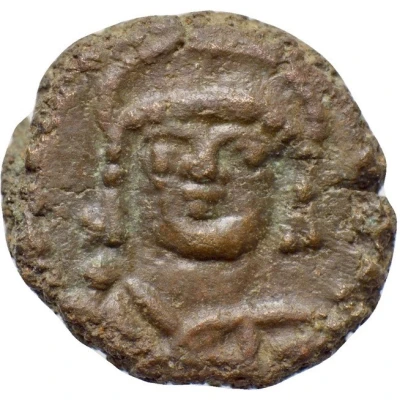 Nummus - Justinian I Carthage; C N ND front