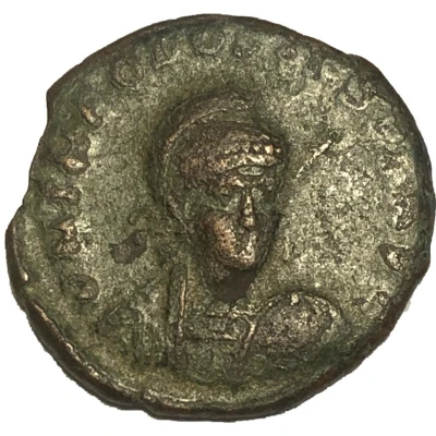 Nummus Minimus - Theodosius II CONCORDIA AVGG front