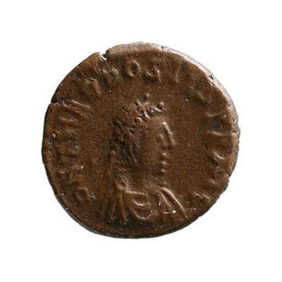 Nummus - Theodosius II CONCORDIA AVG; Cyzicus front