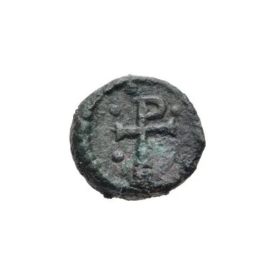 Nummus - Thrasamund Carthage mint; staurogram back