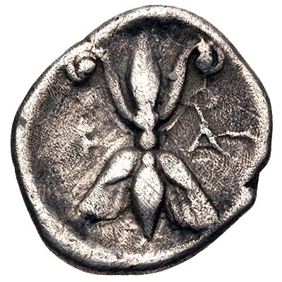 Obol - 97th-100th Olympiad 392 BC - 380 BC back