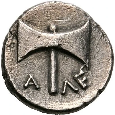 Obol - Alexander 369 BC - 358 BC back