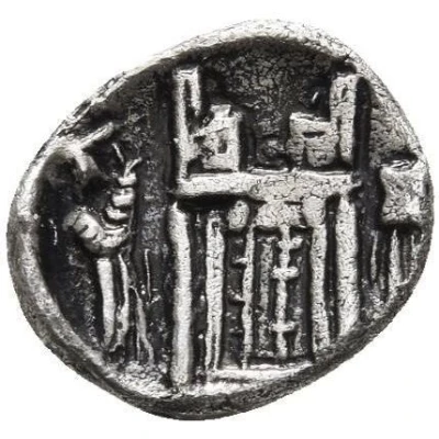 Obol - Autophradates II 150 BC - 100 BC back