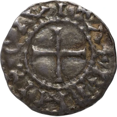 Obol - Charles II / Charles III Reims back