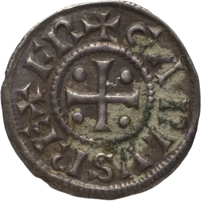 Obol - Charles II Christian legend front