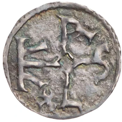 Obol - Charles II Melle mint; cross below monogram front