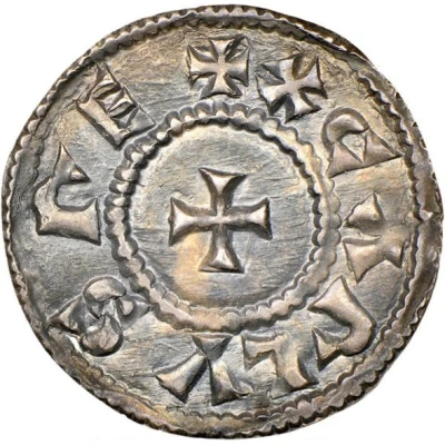 Obol - Charles II Toulouse mint; CARLVS REX / TOLOSA front