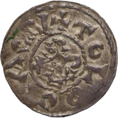 Obol - Charles II Toulouse mint; CARLVS REX F back