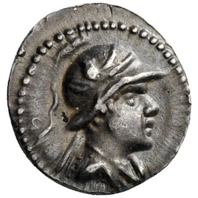 Obol - Eukratides I 170 BC - 145 BC front