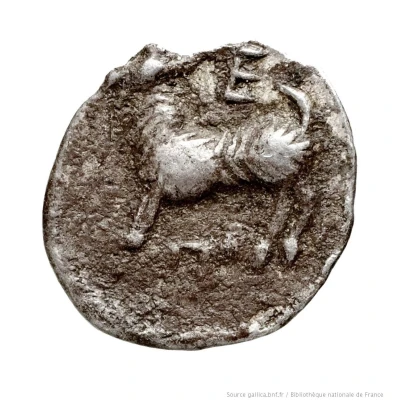 Obol Goat 450 BC - 350 BC back