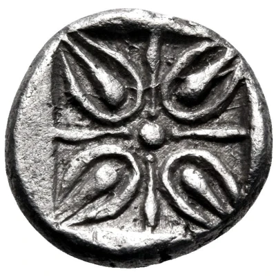 Obol - Hecatomnus Mylasa 392 BC - 377 BC back