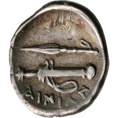 Obol Hypata 360 BC - 350 BC back