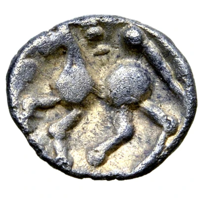 Obol Kleinsilber Type 100 BC - 1 BC back